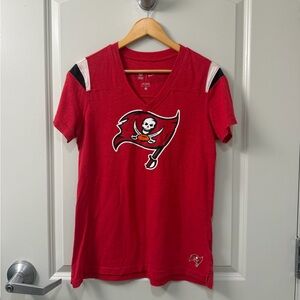 NFL Red Team Apparel V-Neck Shirt